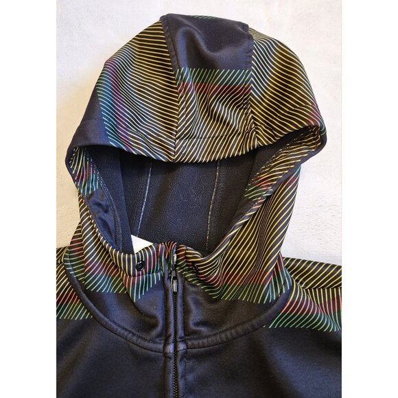 Burton Dryride Full Zip Hoodie Yellow/Red/Green Plaid Mens Large Snowboard - Picture 3 of 11